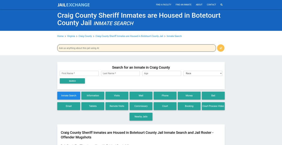 Preview of jailexchange.com