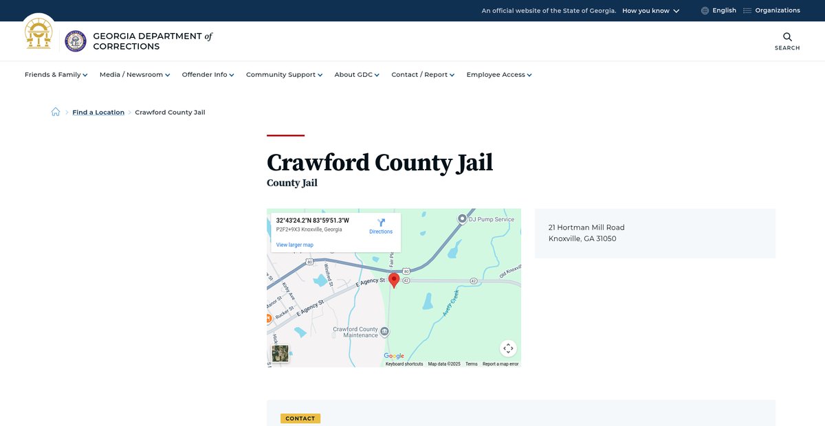 Preview of gdc.georgia.gov