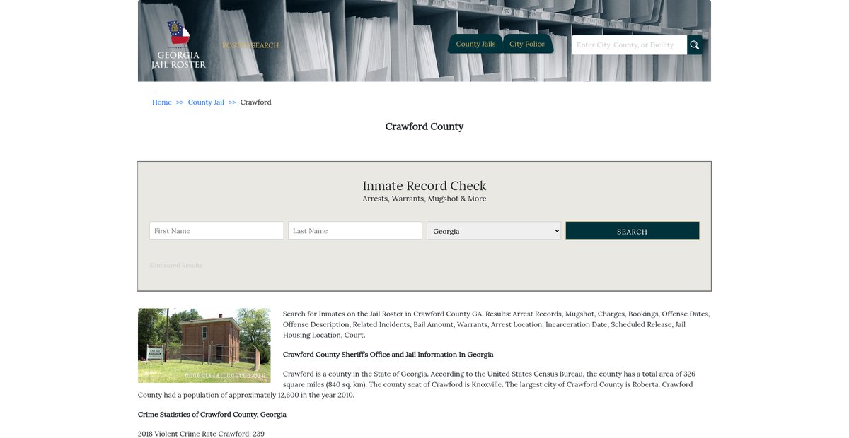 Preview of georgiajailroster.com