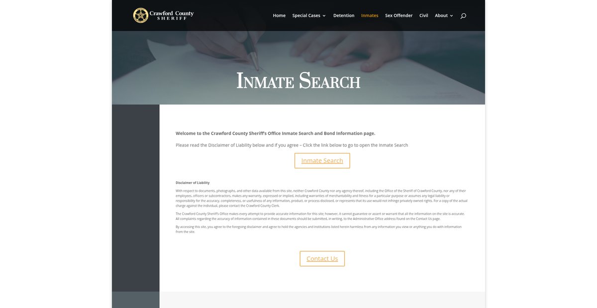 Preview of crawfordcountysheriff.org