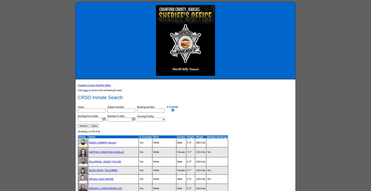 Preview of crsojail.pittks.org