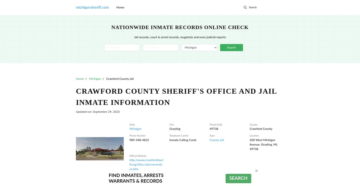 Preview of michigansheriff.com