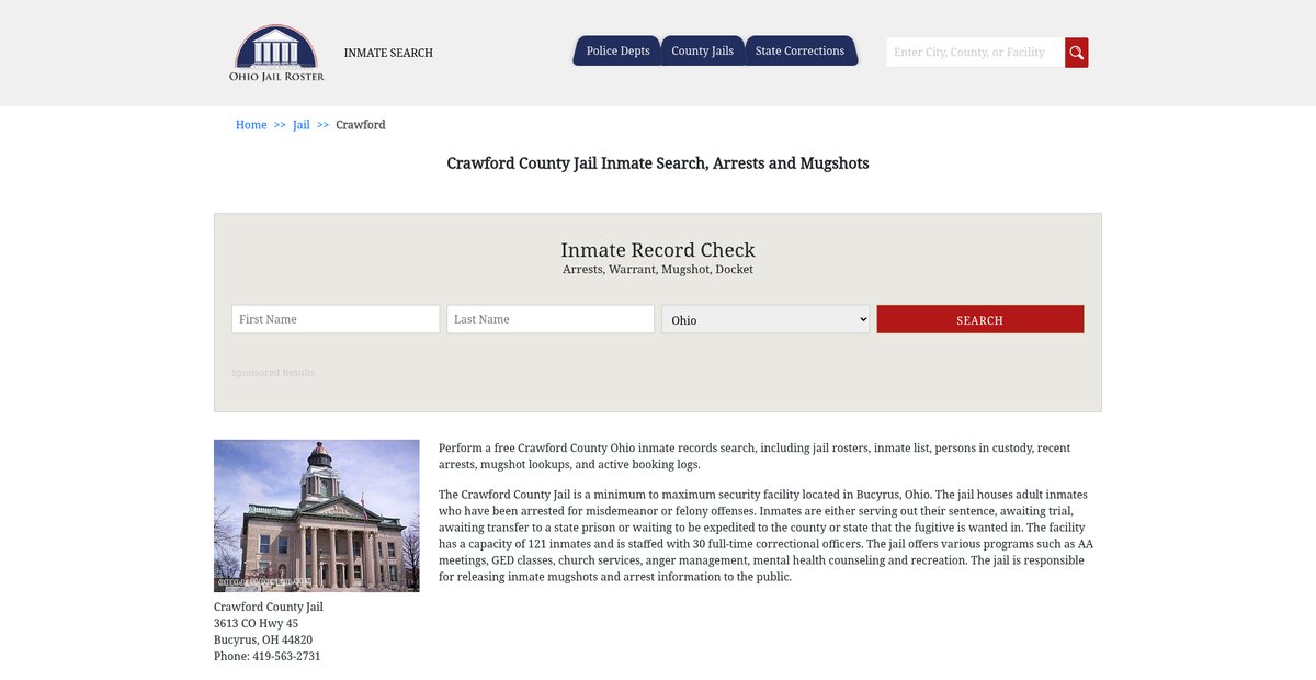 Preview of ohiojailroster.com