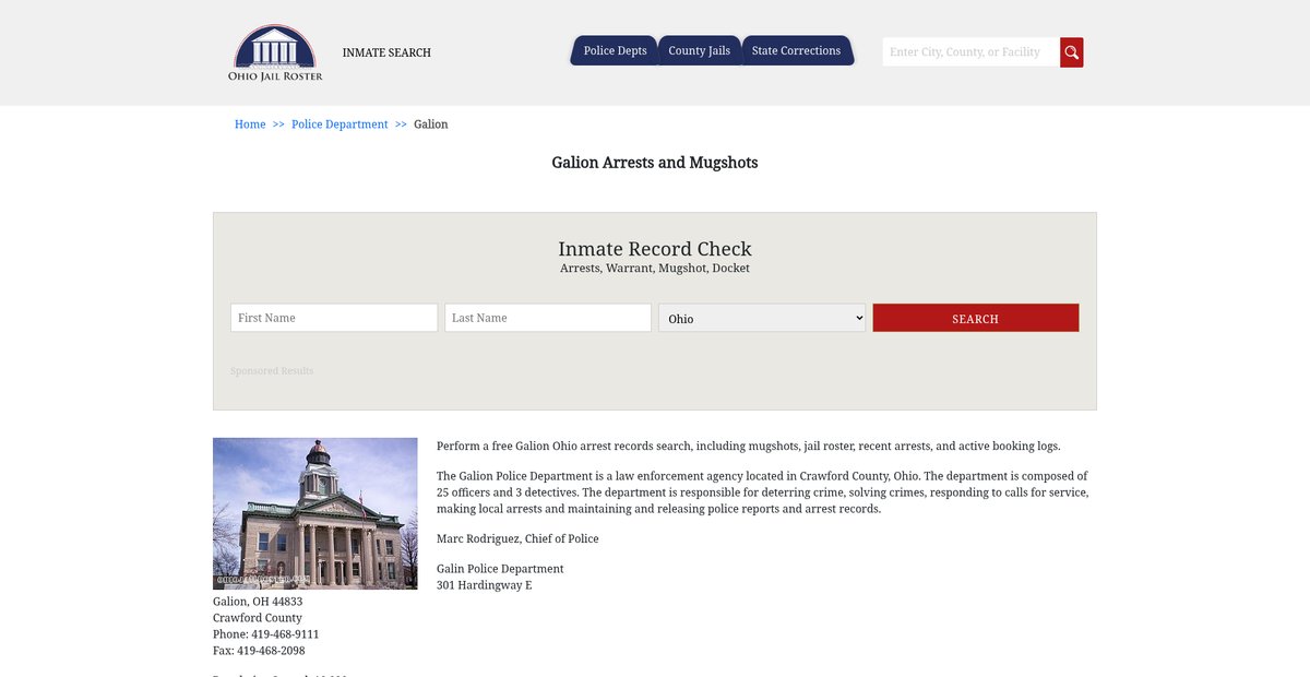 Preview of ohiojailroster.com