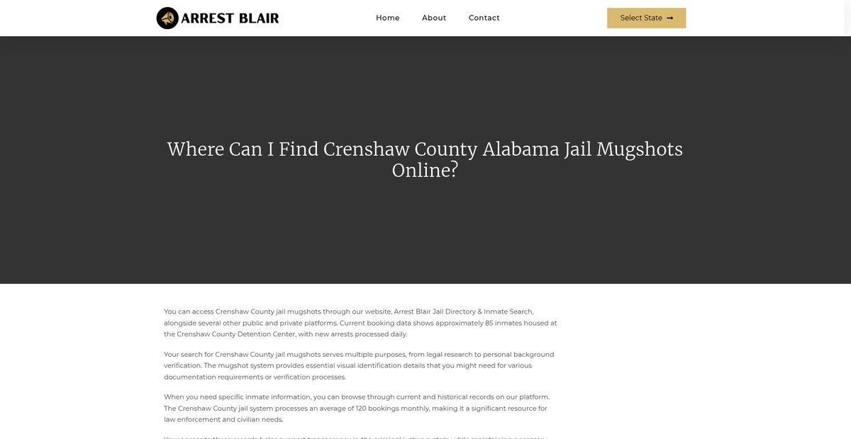 Preview of arrestblair.org