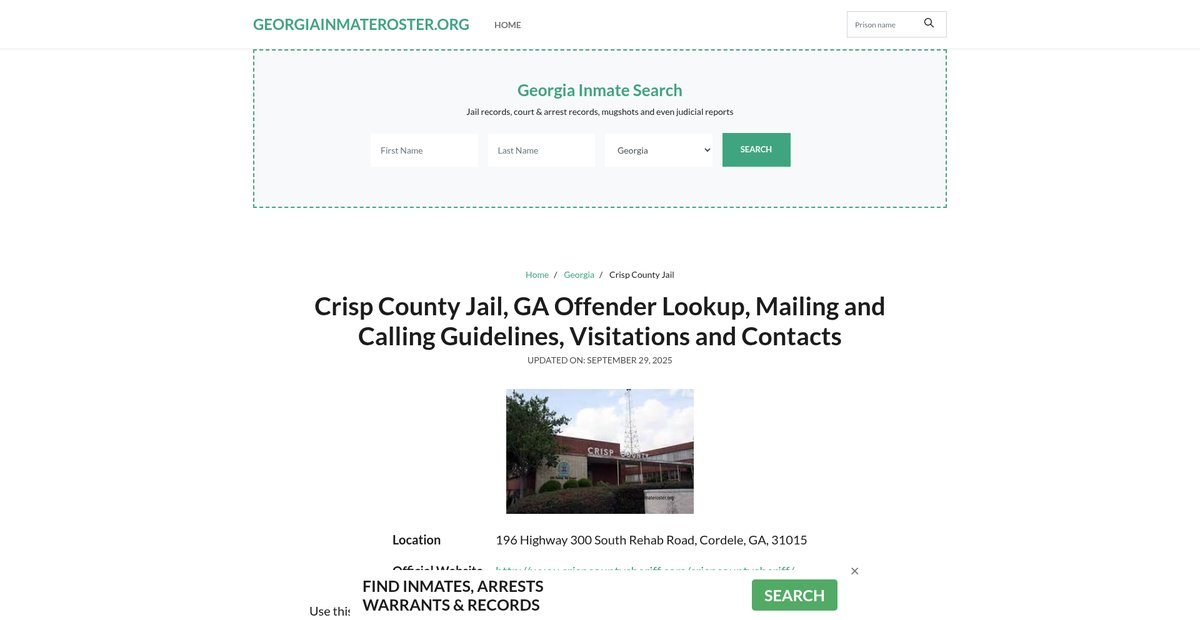 Preview of georgiainmateroster.org