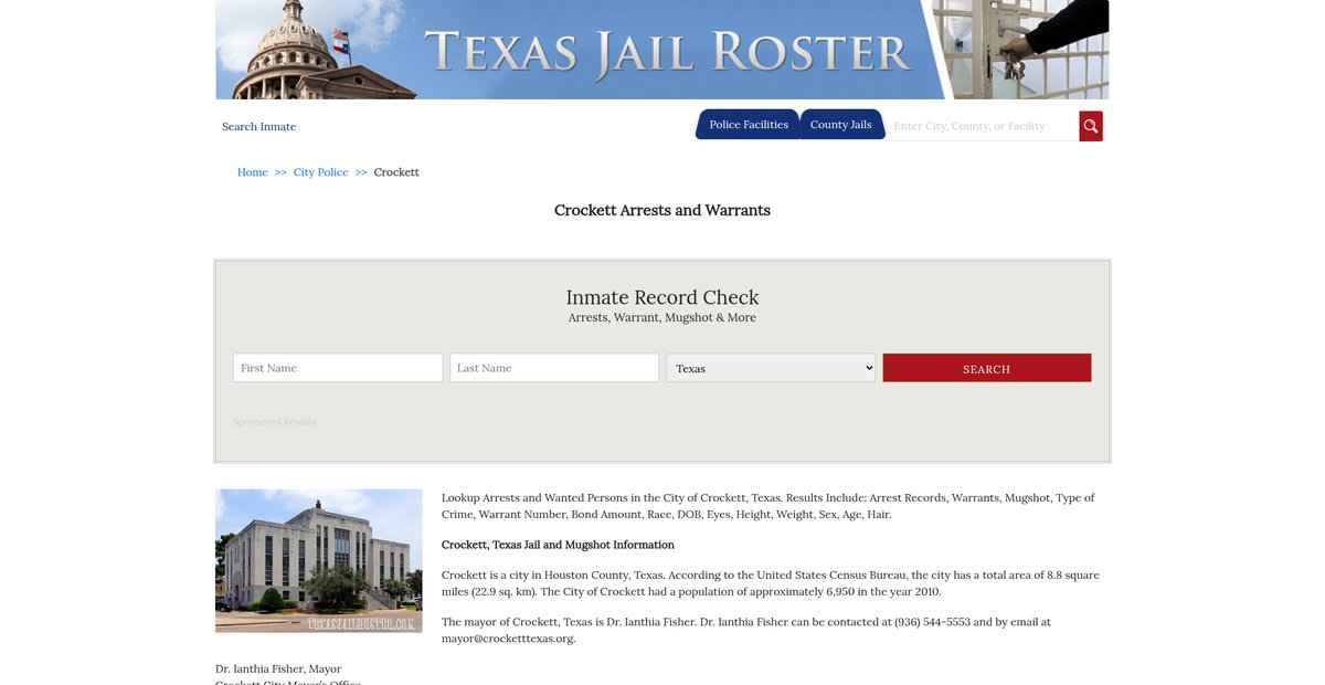 Preview of texasjailroster.com