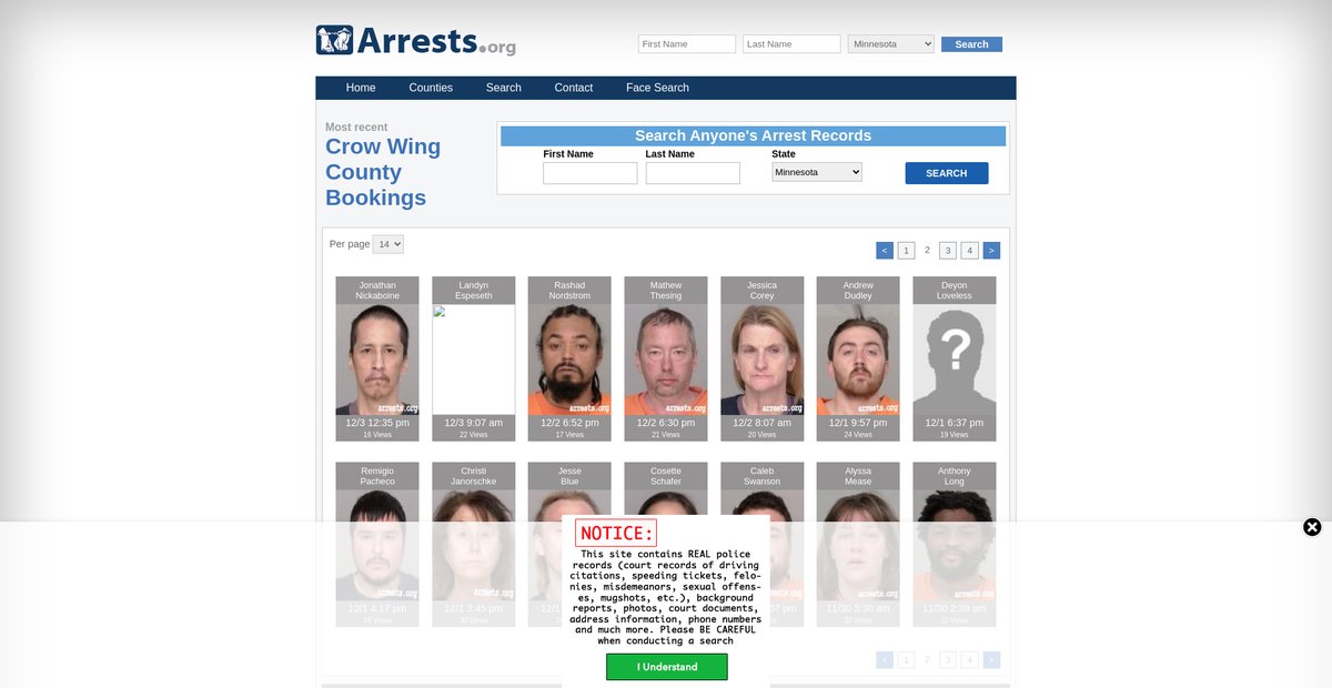 Preview of minnesota.arrests.org