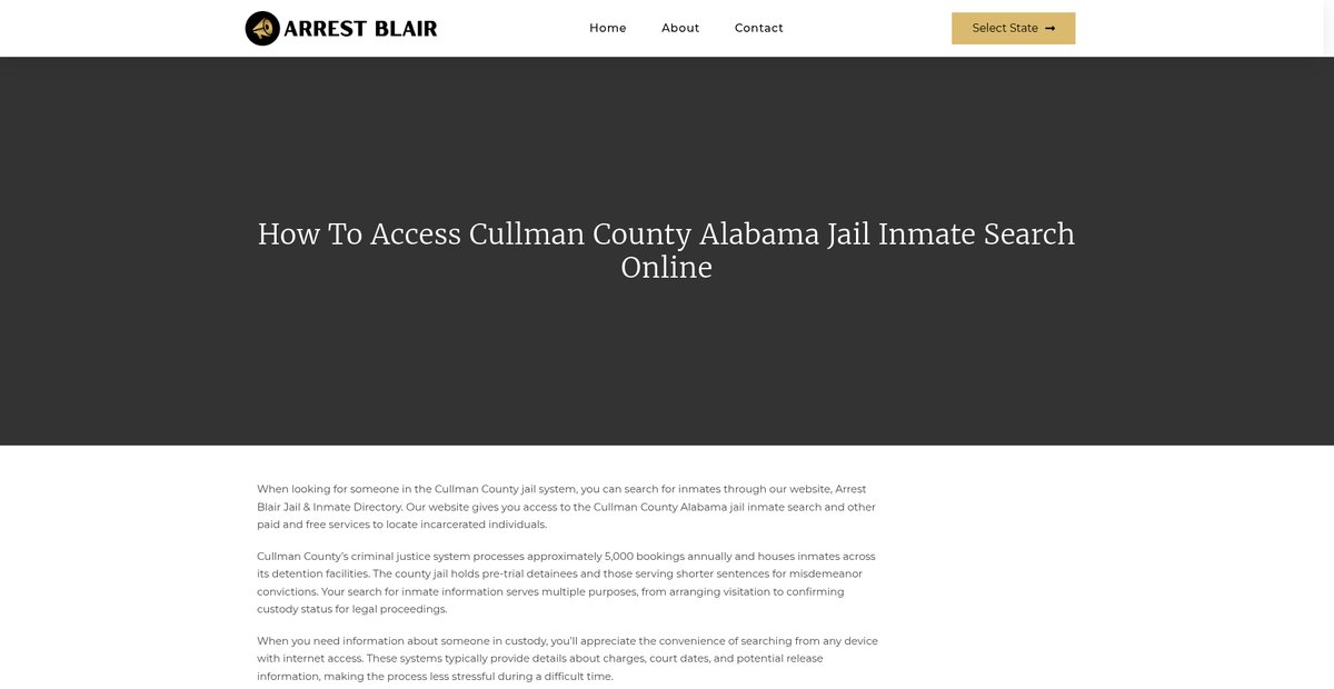 Preview of arrestblair.org