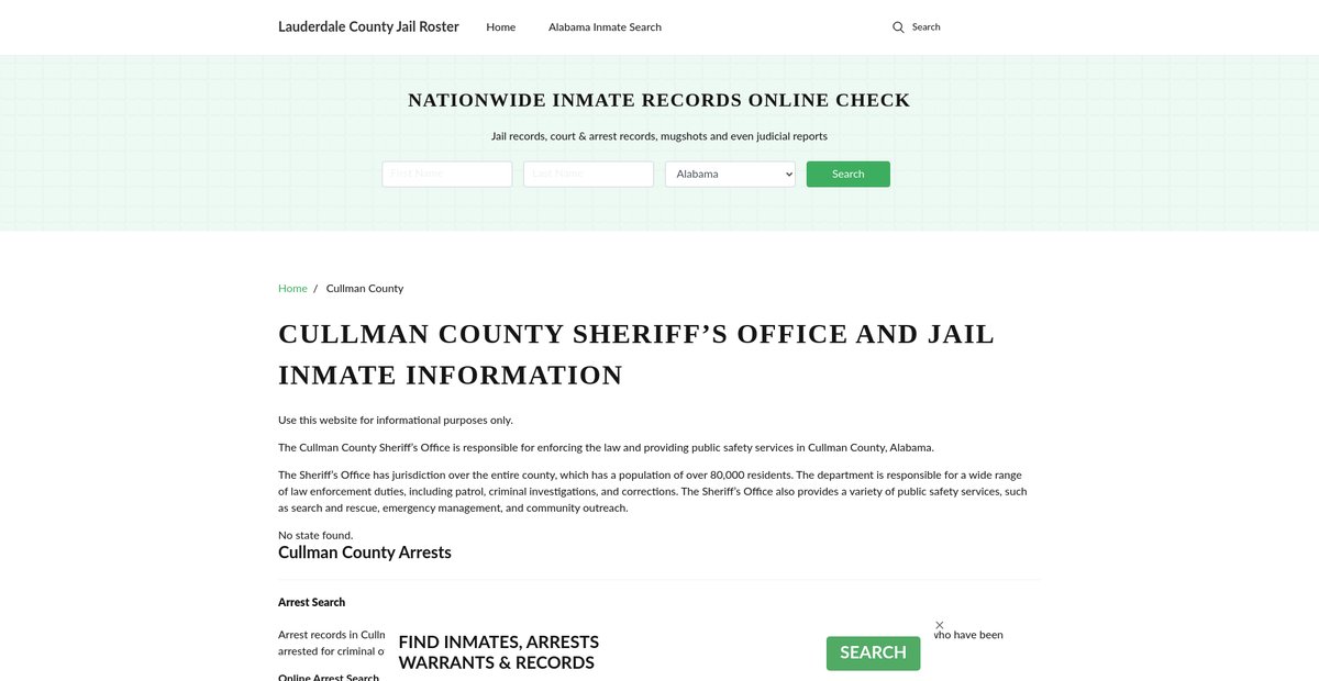 Preview of lauderdalecountyonline.com