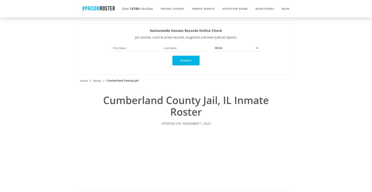 Preview of prisonroster.com
