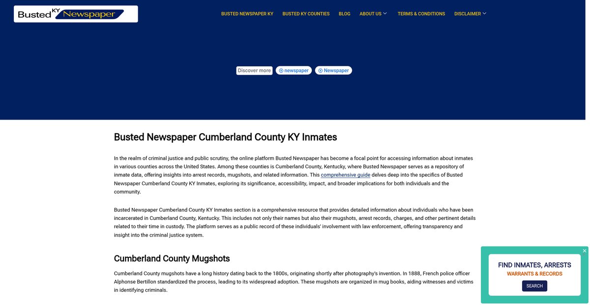 Preview of bustednewspaper-ky.com