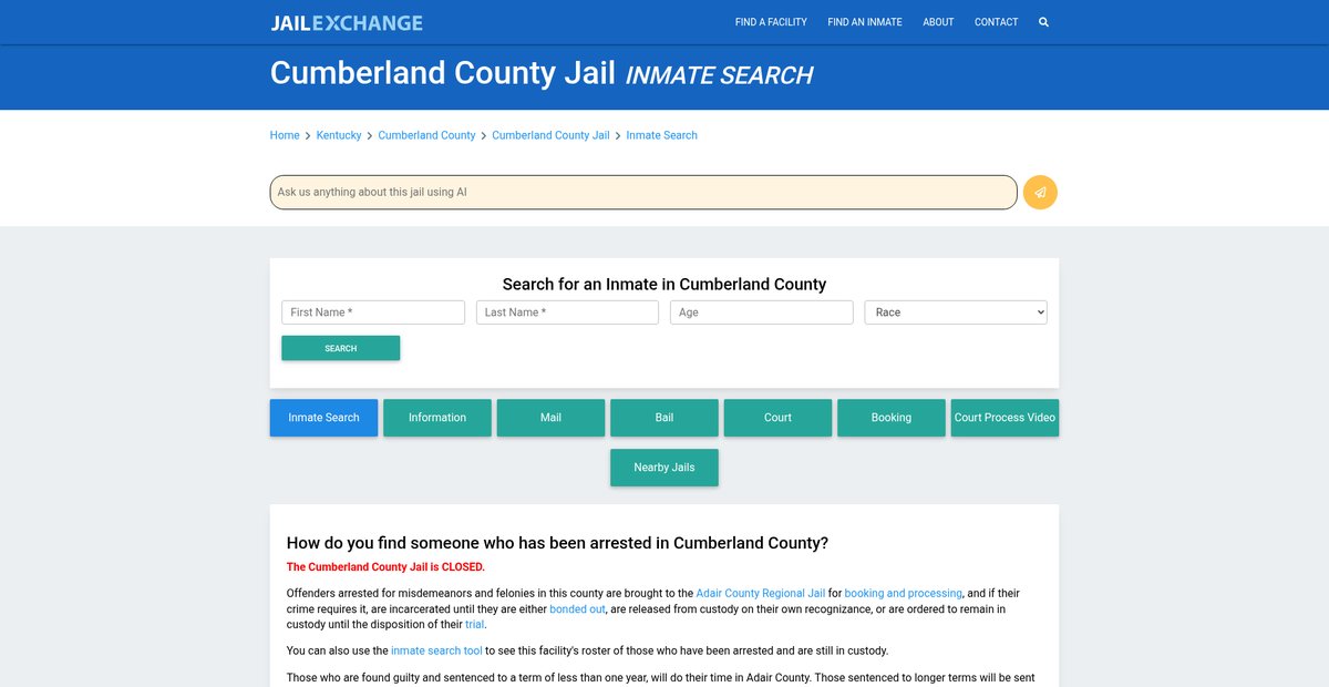 Preview of jailexchange.com