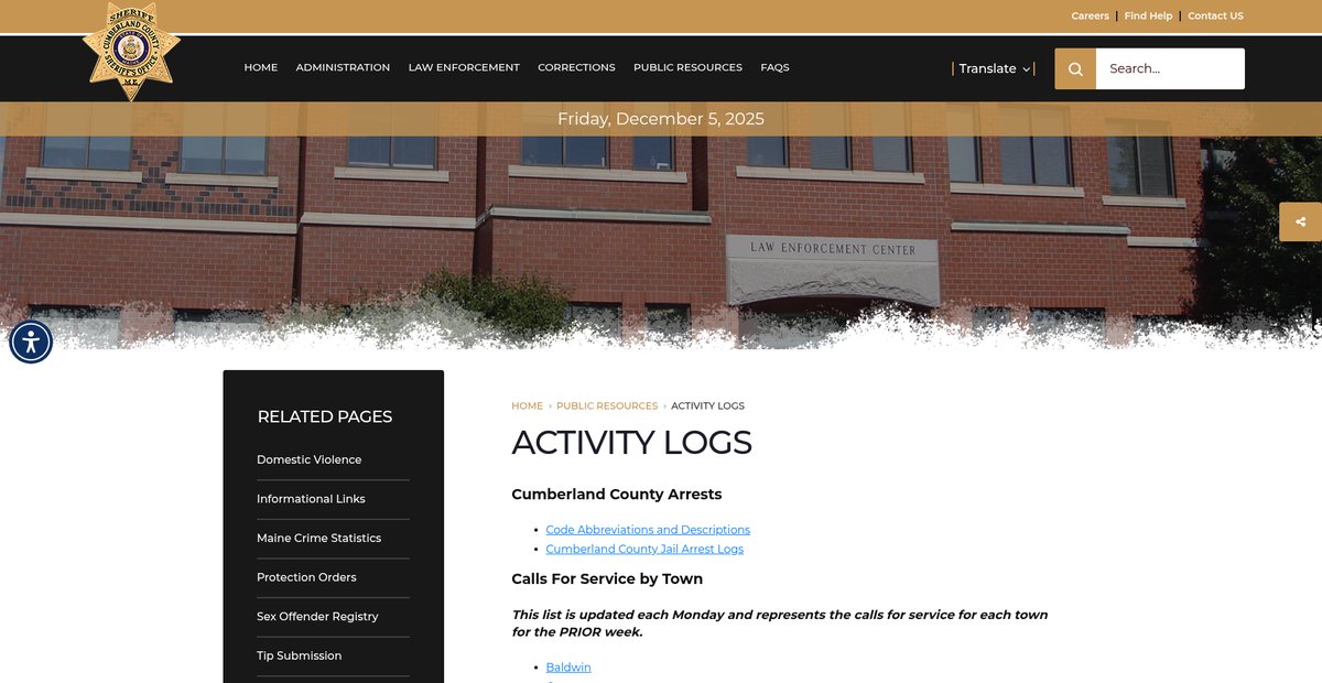 Preview of cumberlandso.org