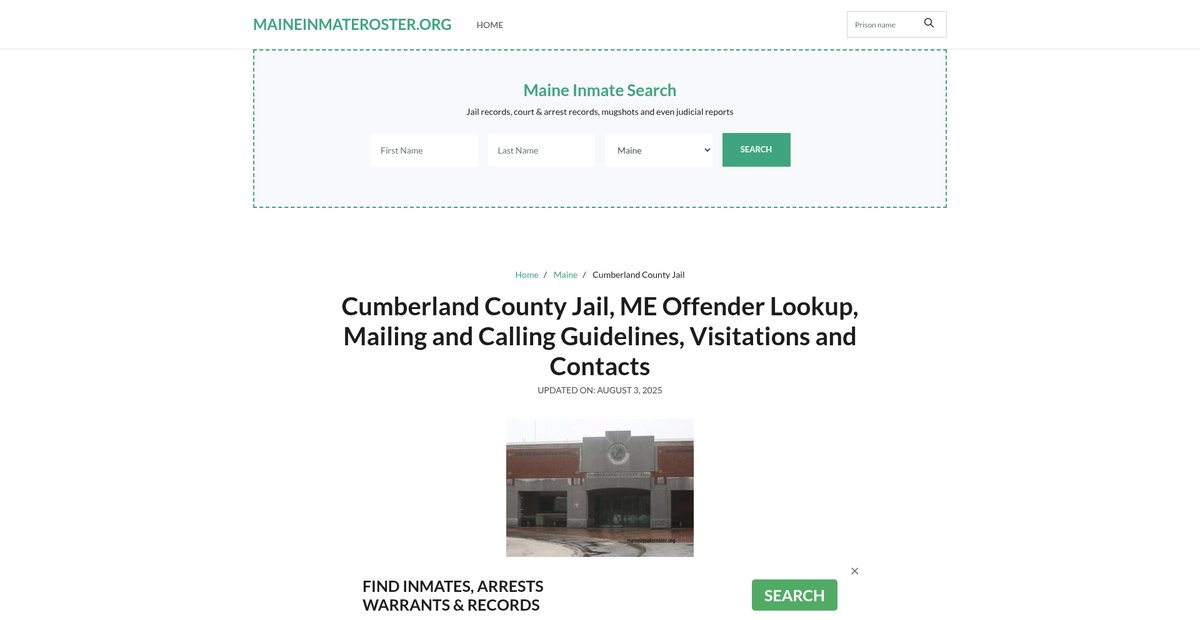 Preview of maineinmateroster.org