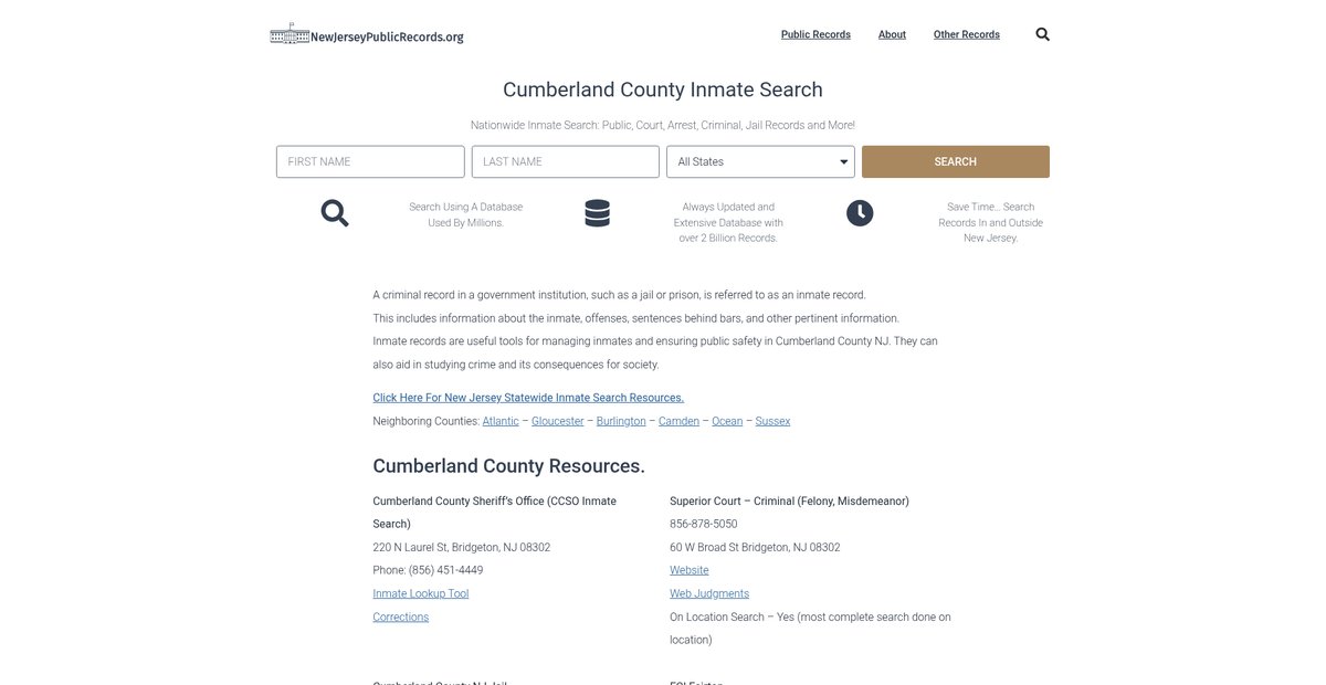 Preview of newjerseypublicrecords.org