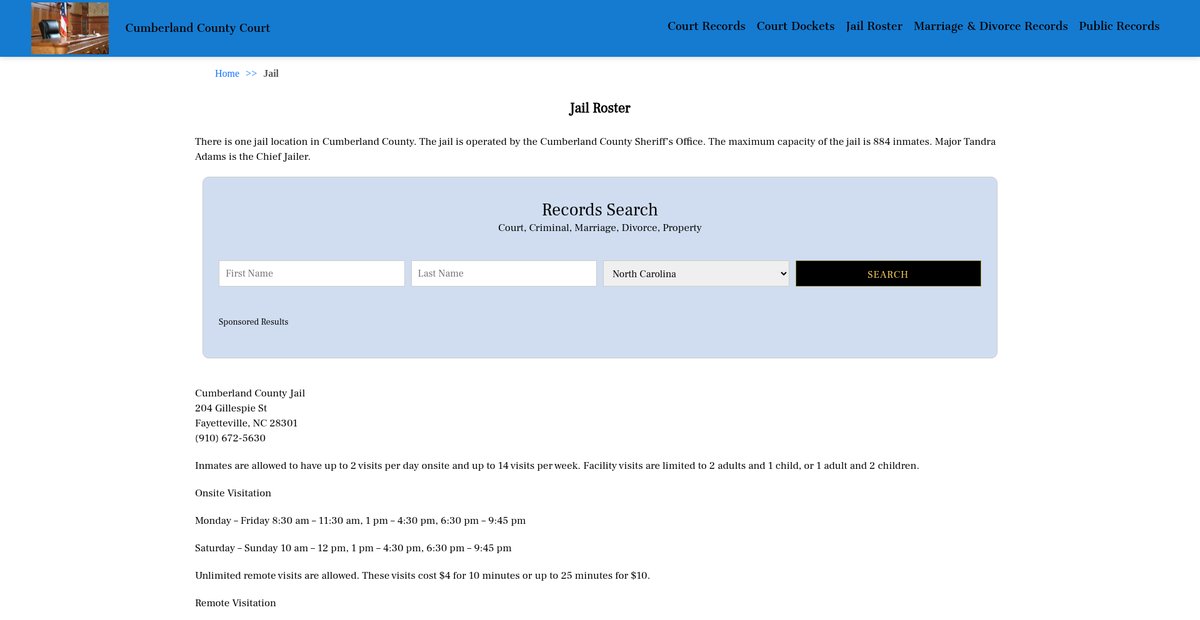 Preview of cumberlandcountycourt.org
