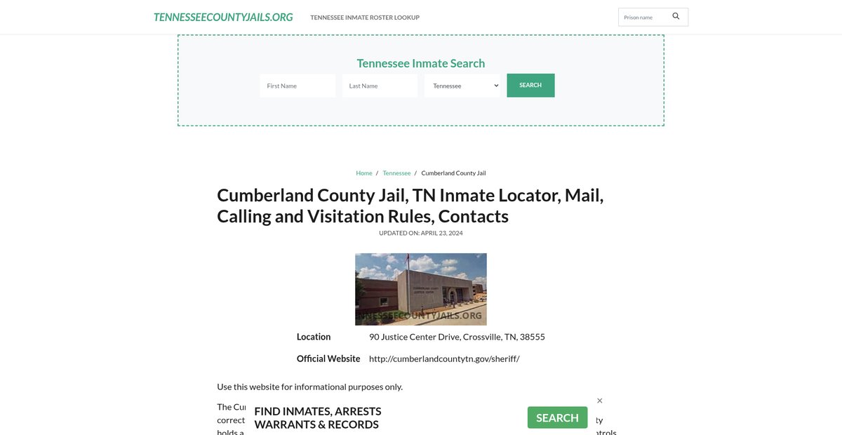 Preview of tennesseecountyjails.org