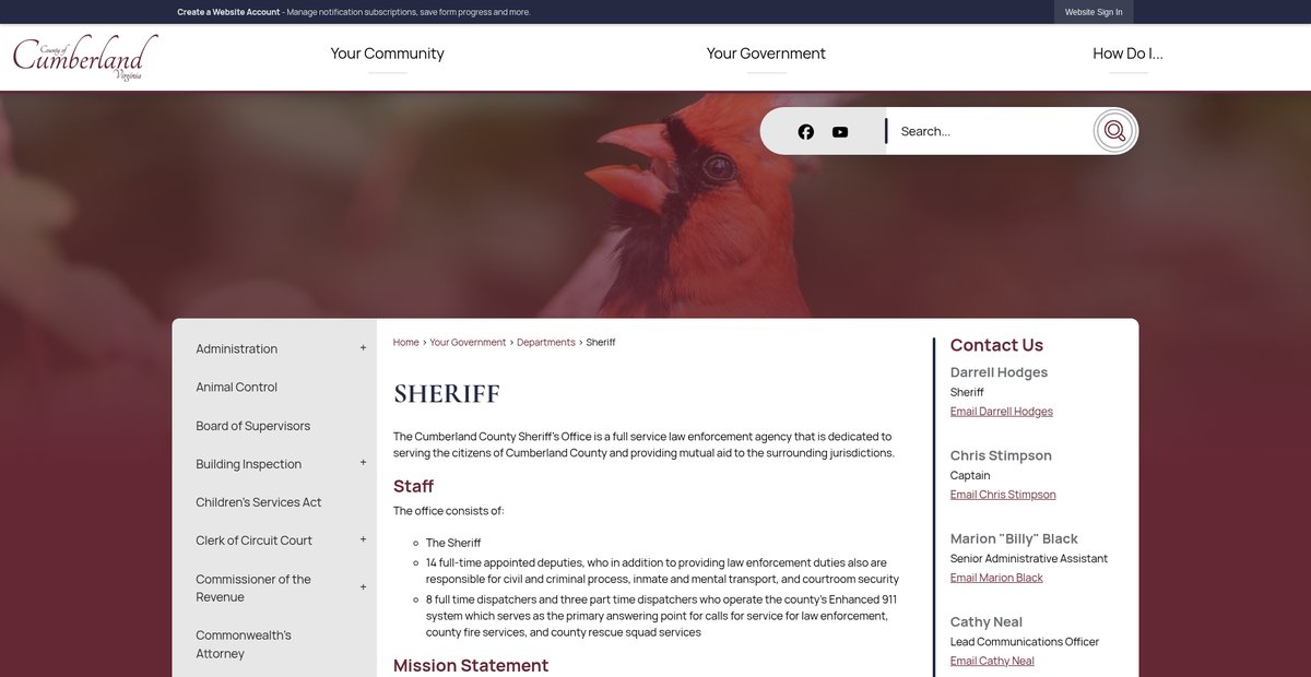 Preview of cumberlandcounty.virginia.gov