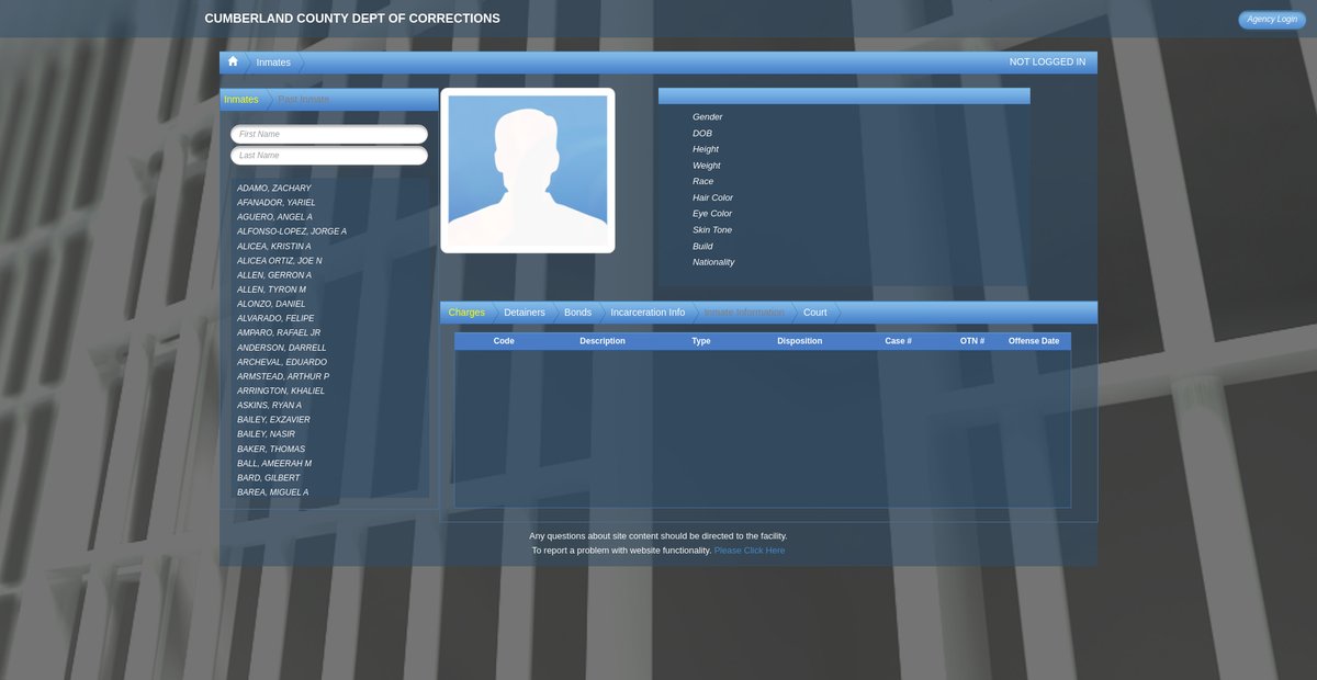 Preview of inmates.bluhorse.com
