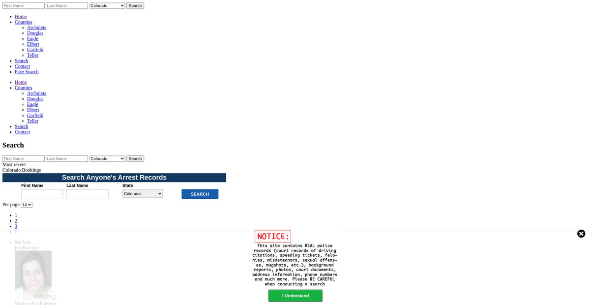 Preview of colorado.arrests.org