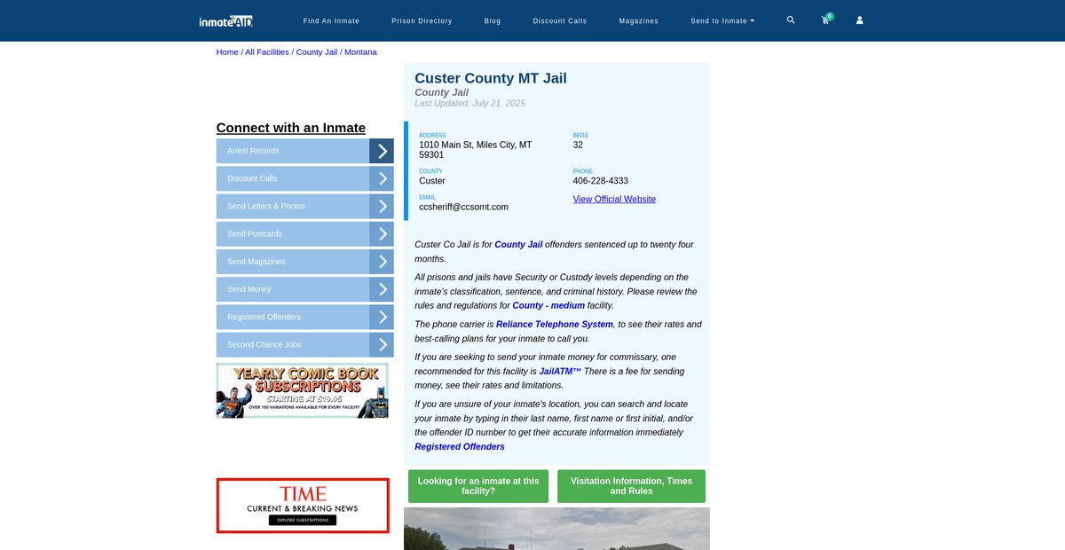 Preview of inmateaid.com