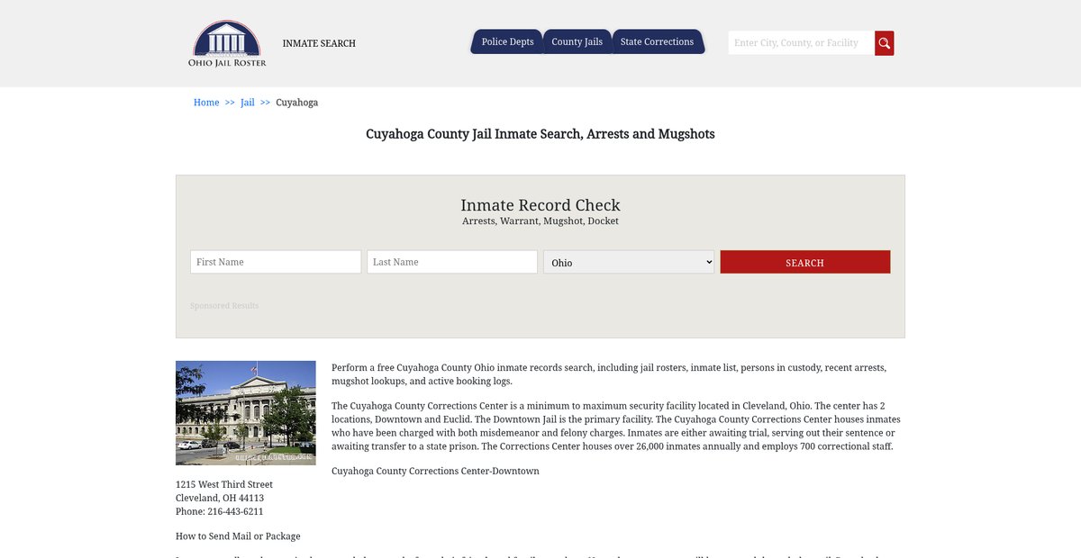 Preview of ohiojailroster.com