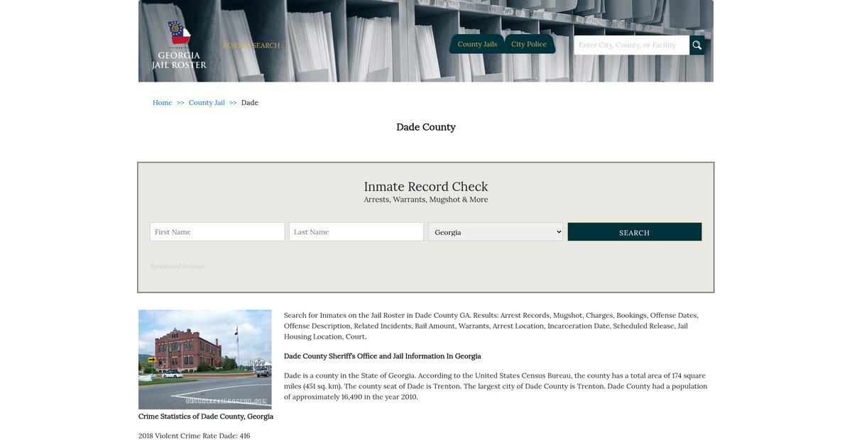 Preview of georgiajailroster.com
