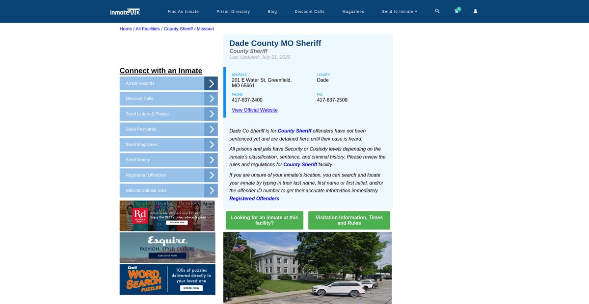 Preview of inmateaid.com