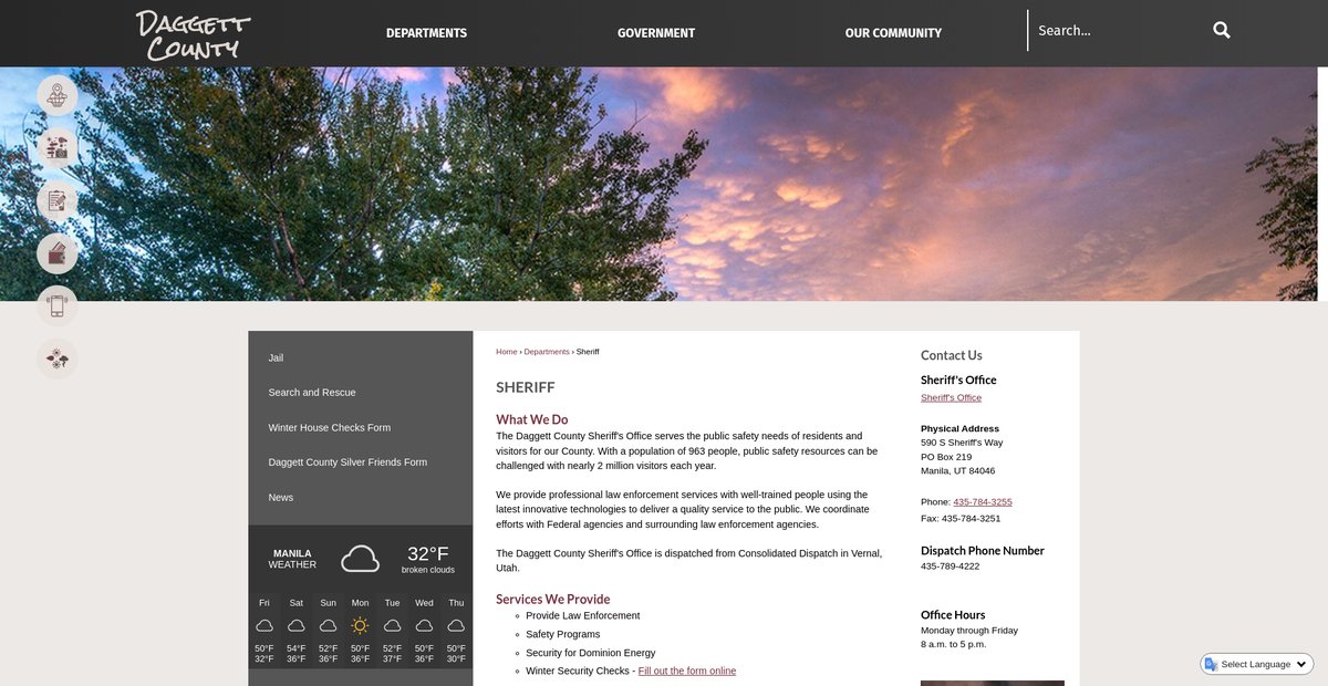 Preview of daggettcounty.org