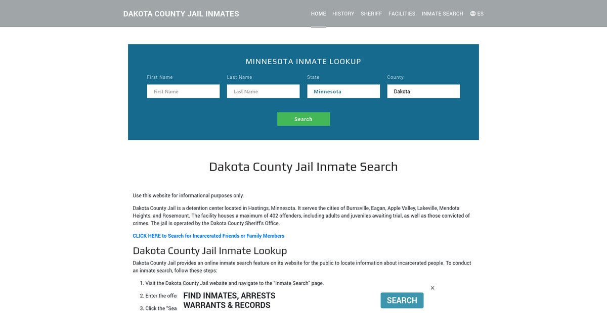 Preview of dakotajailroster.org