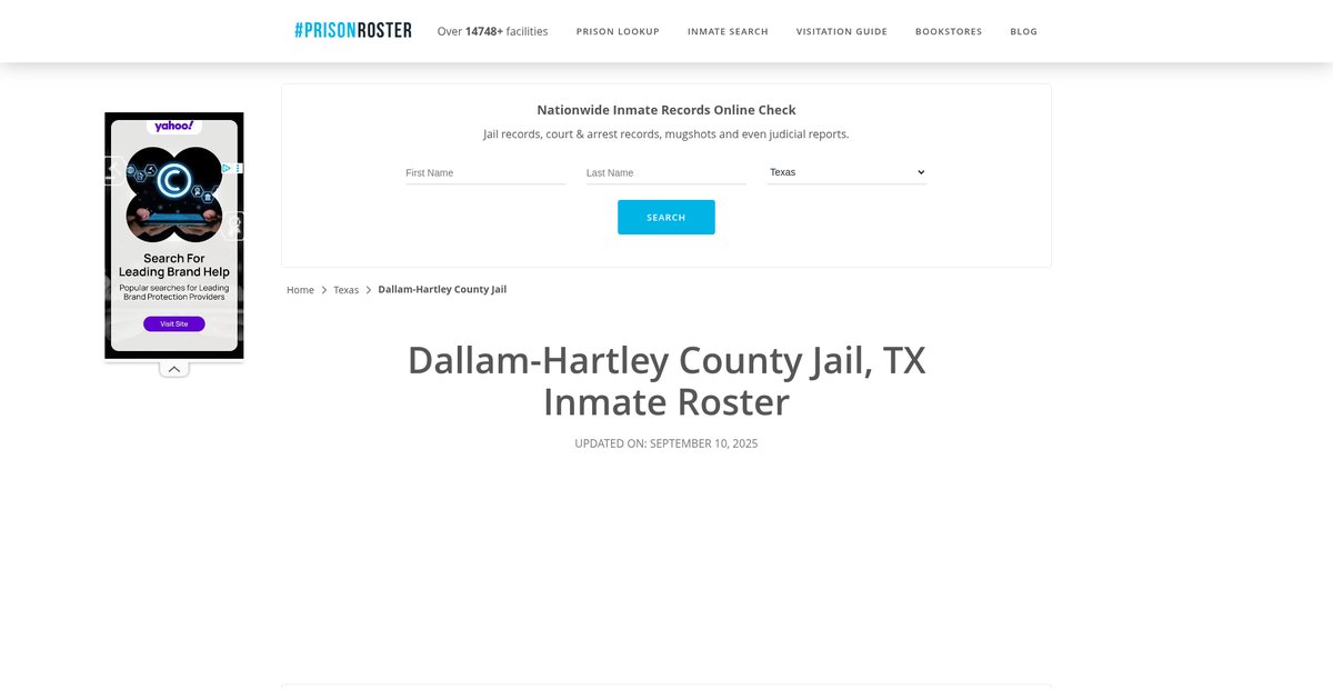Preview of prisonroster.com