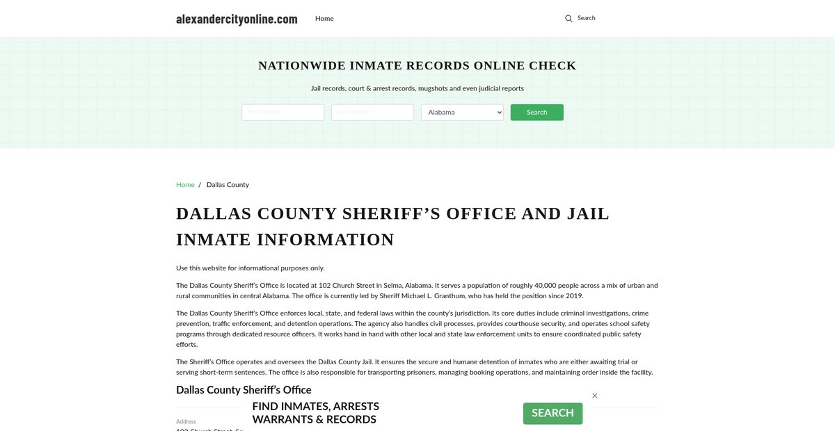 Preview of alexandercityonline.com