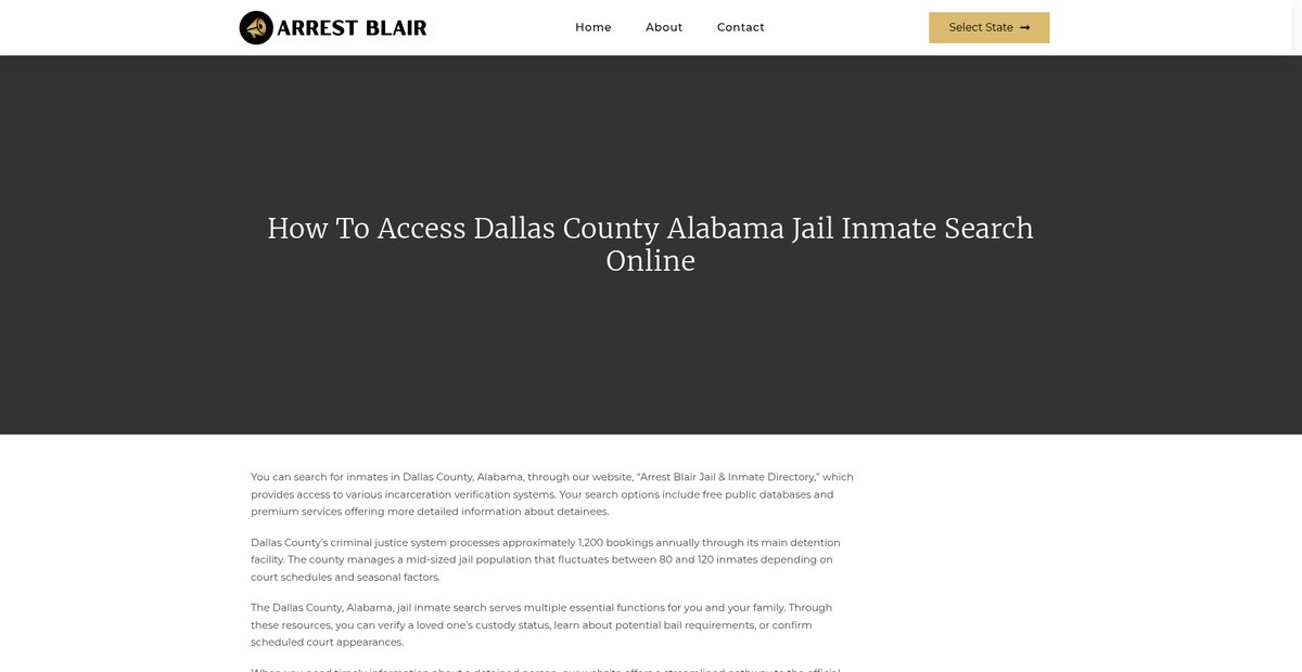 Preview of arrestblair.org