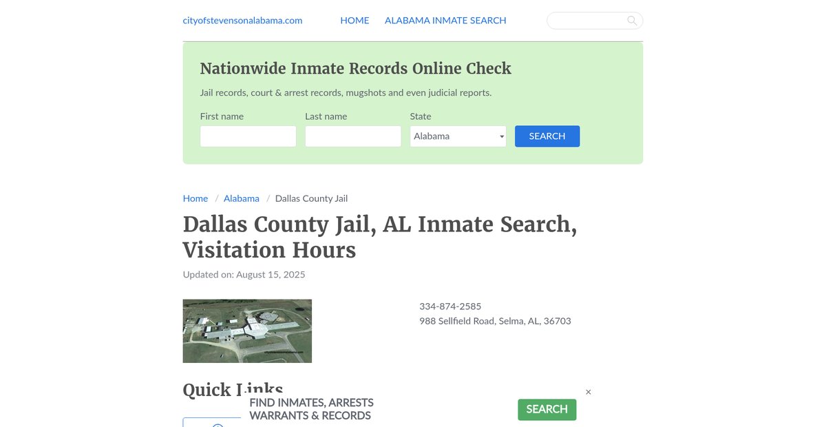 Preview of cityofstevensonalabama.com