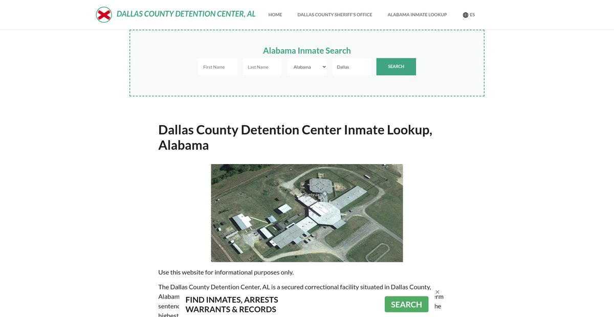 Preview of dallascountydetentional.org