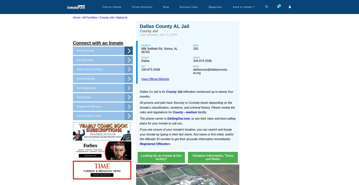 Preview of inmateaid.com