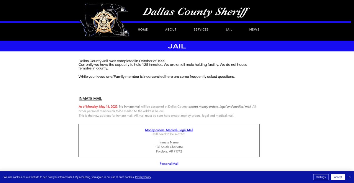 Preview of dallascountyarsheriff.com