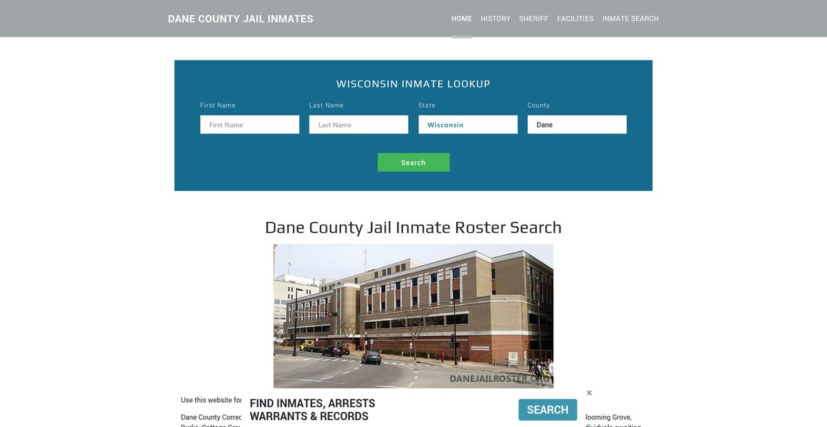 Preview of danejailroster.org