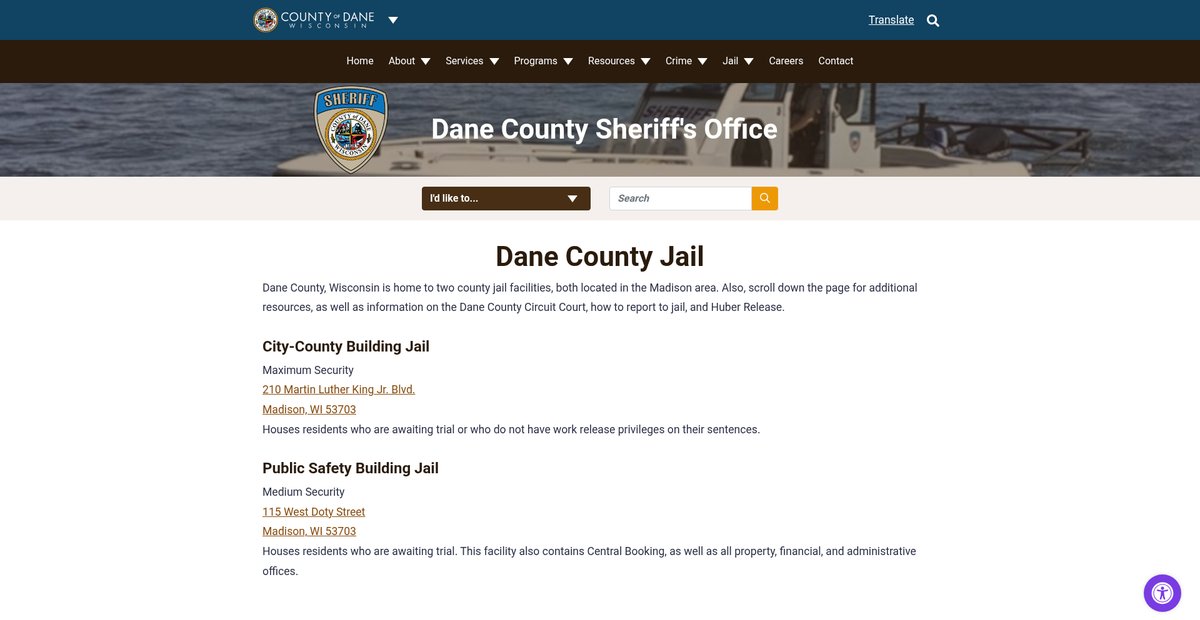 Preview of danesheriff.com