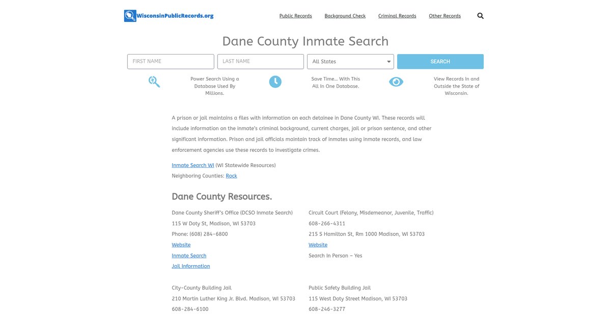 Preview of wisconsinpublicrecords.org