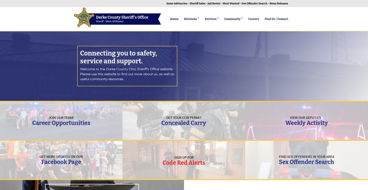 Preview of darkecountysheriff.org