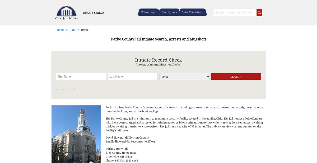 Preview of ohiojailroster.com