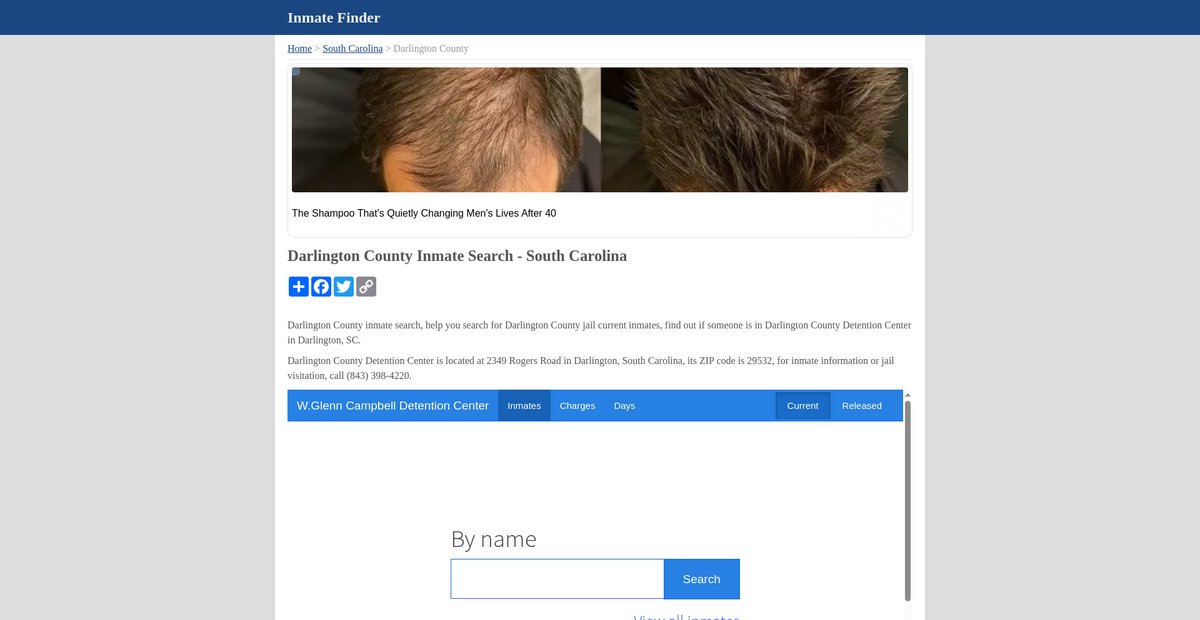 Preview of inmatefinder.org