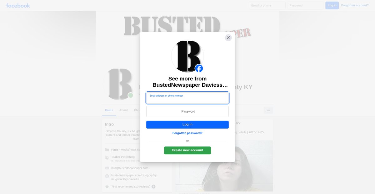 Preview of facebook.com
