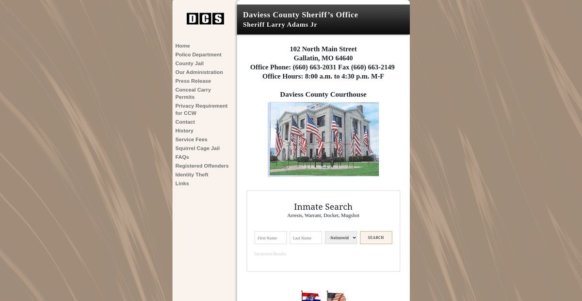 Preview of daviesscountysheriff.com
