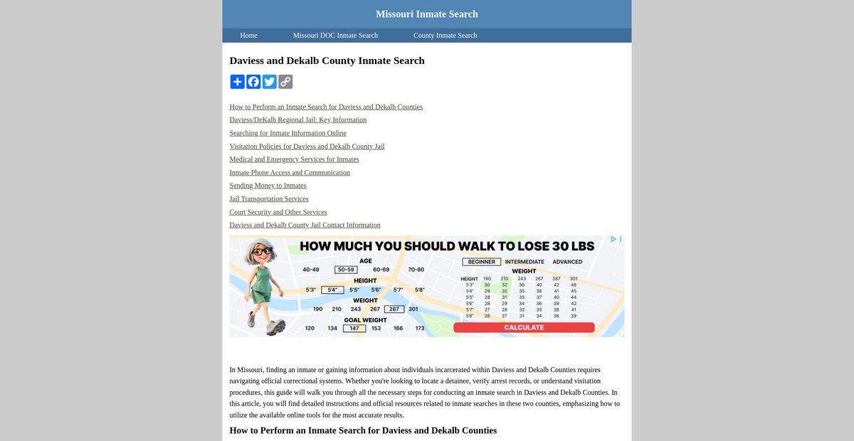 Preview of inmatesearchmissouri.org