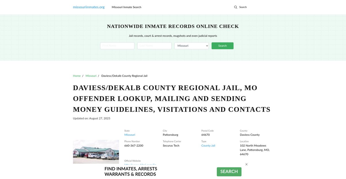 Preview of missouriinmates.org