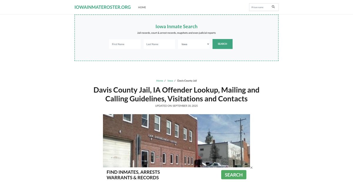 Preview of iowainmateroster.org