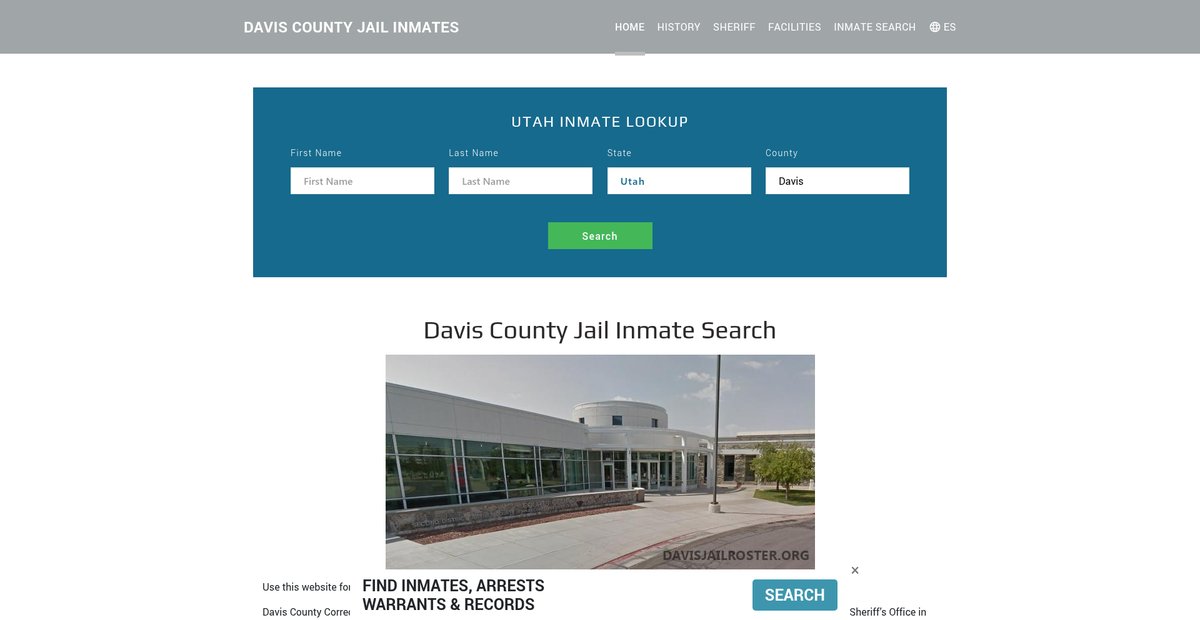 Preview of davisjailroster.org